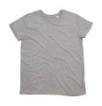 Men`s Organic Roll Sleeve T heather grey melange